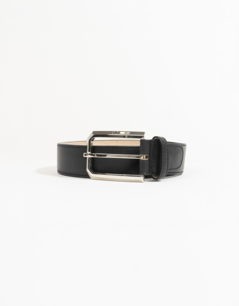 Castello d'Oro Black Calf Leather Belt image